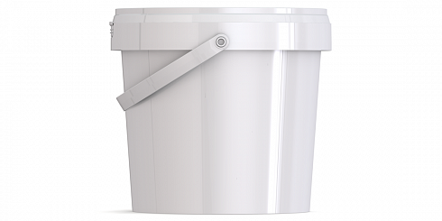 пластиковое ведро jetb 11 (1,1 л) круглое с крышкой