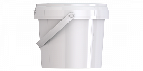 пластиковая банка с крышкой jetb 365 (0,365 л) пищевая круглая