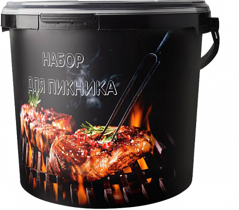 набор для пикника (на 4 персоны, 21 предмет)