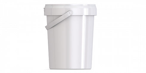 пластиковое ведро jetb 1000 (1,05 л) пищевое с крышкой