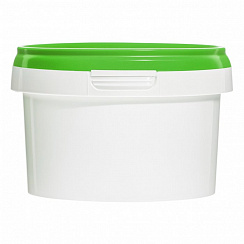 пластиковая банка jetb 280 (0,28 л) с зеленой крышкой