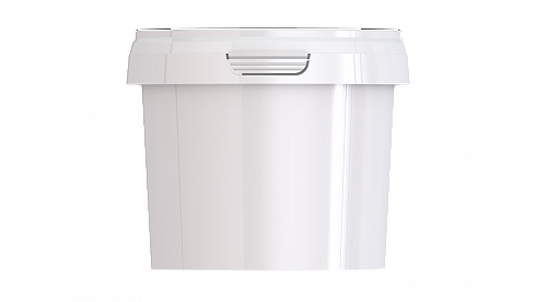 пластиковая банка с крышкой jetb 365 (0,365 л) пищевая круглая