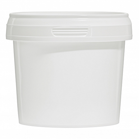 пластиковая банка с крышкой jetb 365 (0,365 л) пищевая круглая