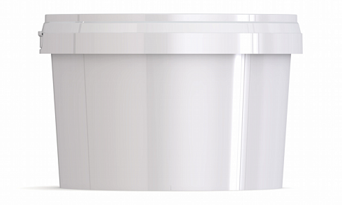 пластиковая банка с крышкой jetb 650 (0,65 л) пищевая круглая