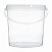 прозрачное ведро 10,8 л пластиковое