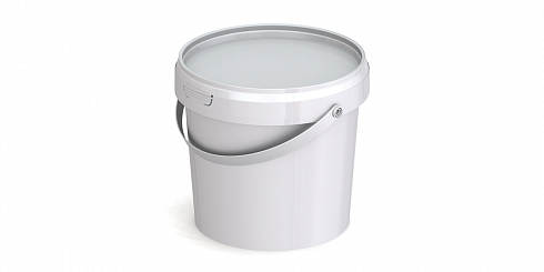 пластиковое ведро jetb 11 (1,1 л) круглое с крышкой