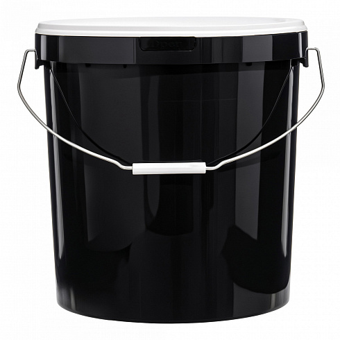 пластиковое ведро jet+ 205 (20,6 л) техническое c белой крышкой