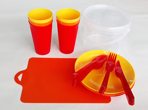 набор для пикника (на 6 персон, 34 предмета)