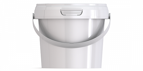 пластиковая банка с крышкой jetb 365 (0,365 л) пищевая круглая